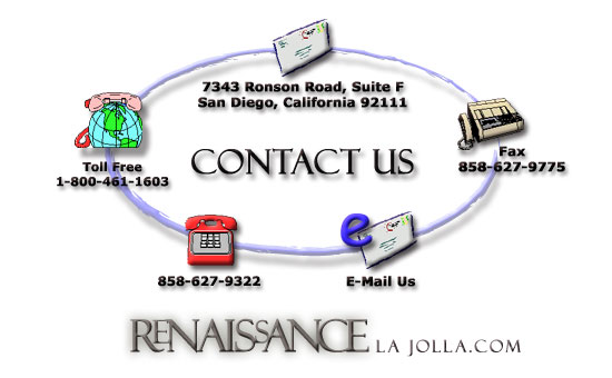 La Jolla Real Estate - Renaissance La Jolla Contact Us Collage